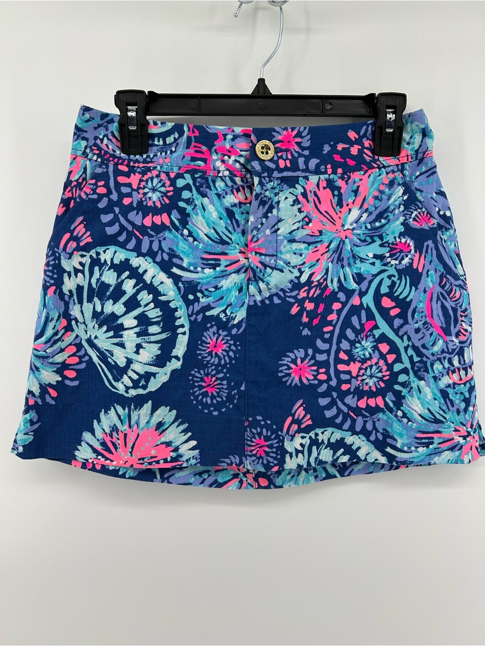 Lilly Pulitzer Nicki skort Indigo Gypsy print
